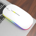 Mouse ergonômico sem fio para jogos LED