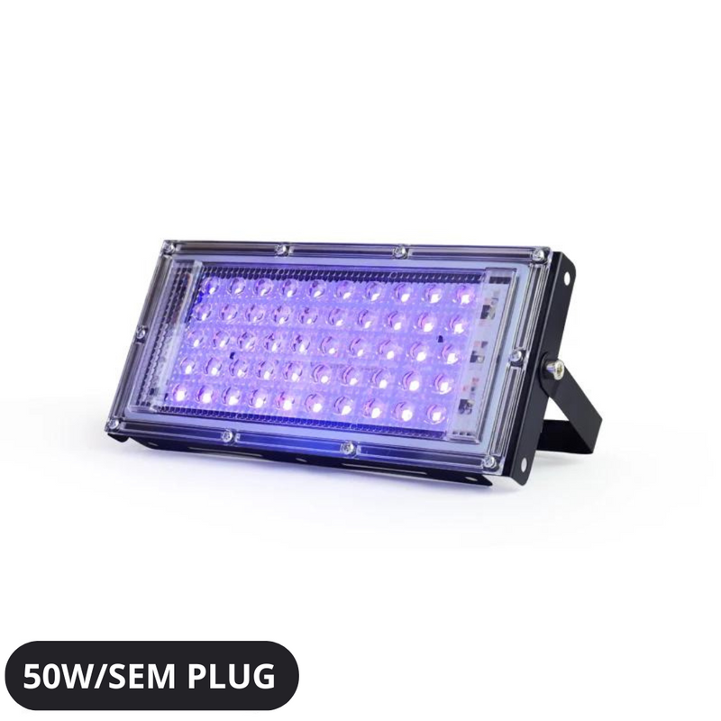 Lâmpada Ultravioleta para palco, 50w, 100w, luz negra à prova d'água