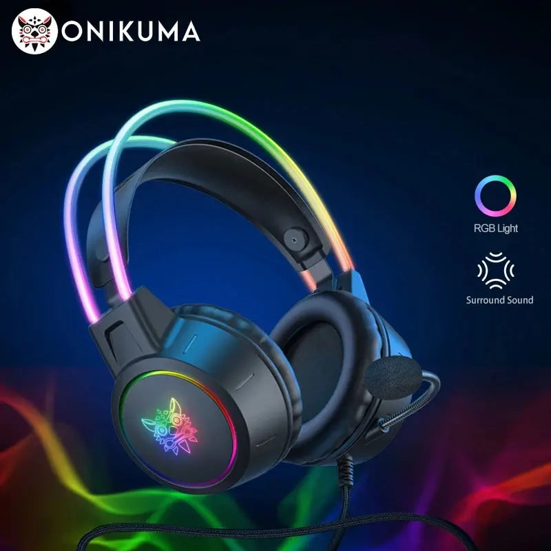 Onikuma x15 Pro over-ear fones de ouvido Gamer