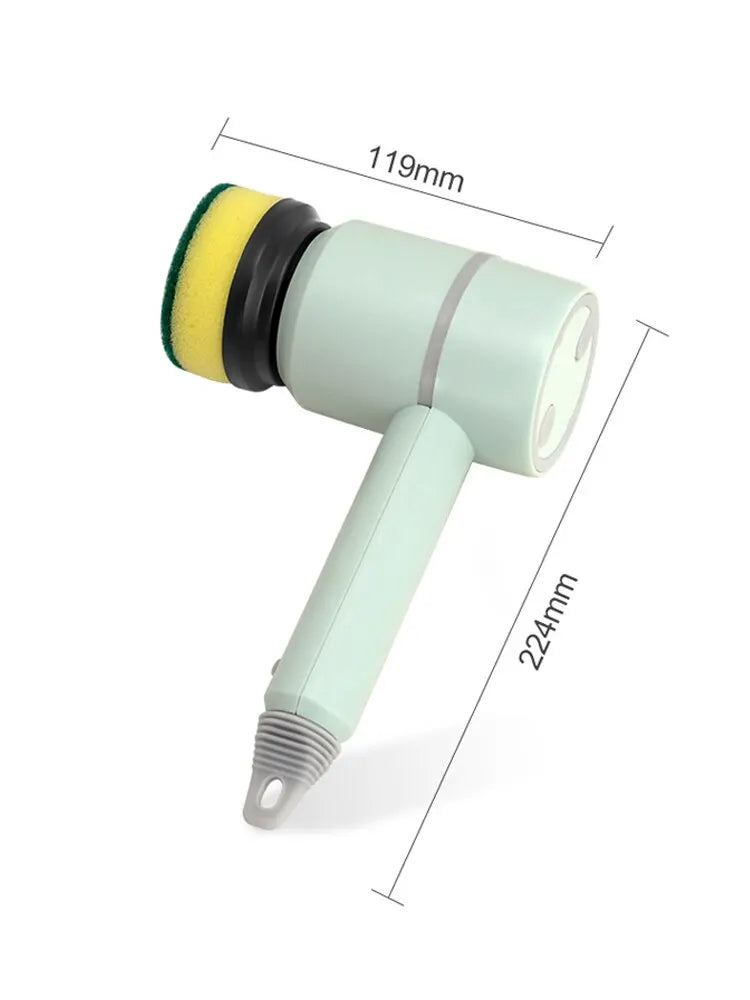 Escova de limpeza elétrica multi-funcional, usb recarregável elétrica e rotativa purificadora